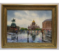 Дождь на Исаакиевской (30 х 40)