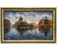 Дождь на Исаакиевской (30 х 50)