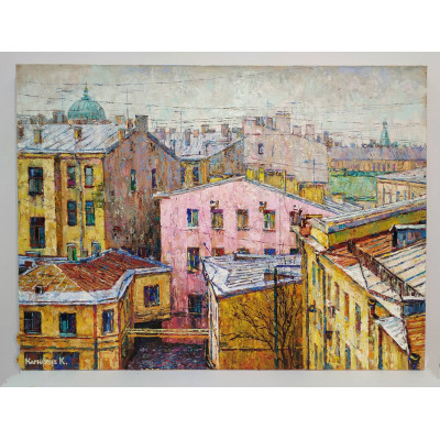 Крыши Петербурга (45 х 60)