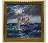 Луна и море (40 х 40)