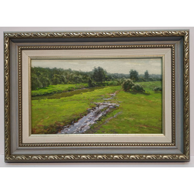 Весна. Лужи (15 х 25)