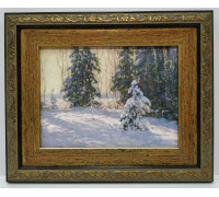 Зима. Ёлочки (15 х 20)