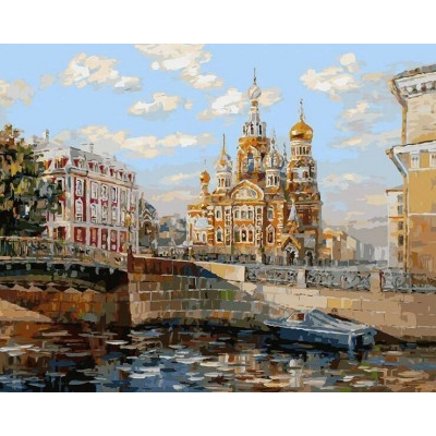 Вид со стороны Мойки на Спас-на-крови (60 х 80)