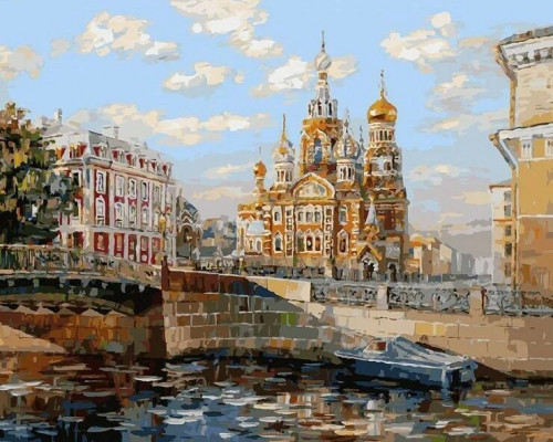 Вид со стороны Мойки на Спас-на-крови (60 х 80)
