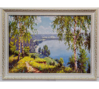 На берегу реки (50 х 70)