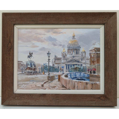 Синий мост (18 х 24)