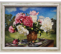 Букет пионов (40 х 50)