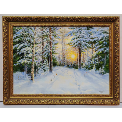 Зимнее утро (50 х 70)