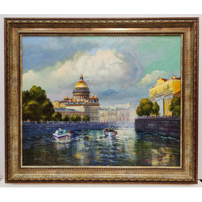 Вечер на Мойке (50 х 60)