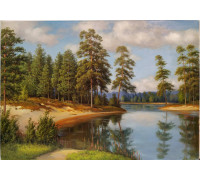 Лесная река (50 х 60)