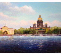 Исаакий, вид с Невы (40 х 60)
