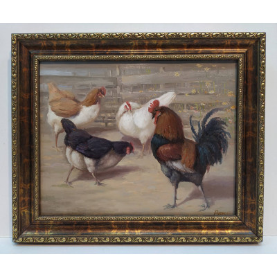 Курочки (24 х 30)