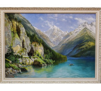 Горное озеро (50 х 70)