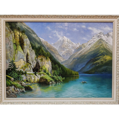 Горное озеро (50 х 70)