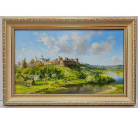 Вид на старую Изборскую крепость (30 х 50)