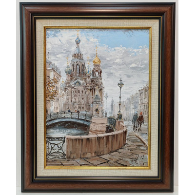 Спас на крови (30 х 40)