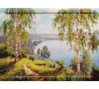 На берегу реки. Прищепа И.