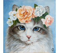 Голубоглазая кошечка