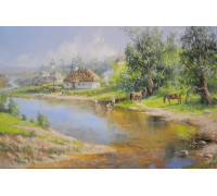 На реке