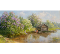 Сирень цветёт
