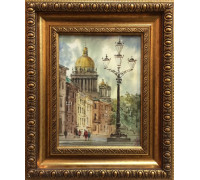 Санкт-Петербург. Исаакиевский собор. Фонарь (акварель 20х15)
