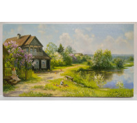 Сирень цветёт (25 х 45)